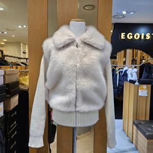 [에고이스트]소매니트배색퍼점퍼/ES1JZ201_BP