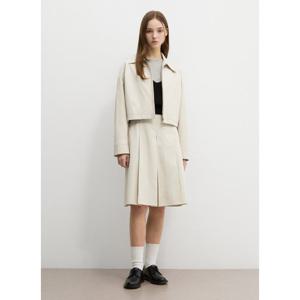 [시스티나]플리츠 A라인 코튼 스커트 -AWWSKP11760