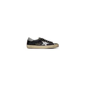 25 FW Golden Goose 남성 블랙 슈퍼스타 스니커즈 231264M237023