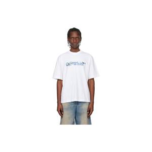 오프화이트 티셔츠 화이트 그리폰 애로우 스케이트 티셔츠 252607M213011