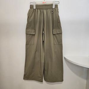 [소이]와이드 카고 나일론 스판 바지 25f0284be 여아/주니어용