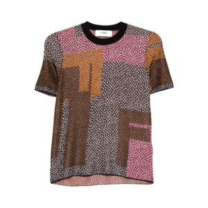 26SS Fendi PEPPERED MOTIF 쇼트 슬리브 점퍼 FZXE42AW4EF0ZA0 TP571133522