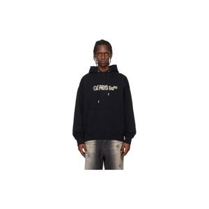 25 FW 오프화이트 남성 블랙 클라우디 애로우 스케이트 후드티 252607M202017