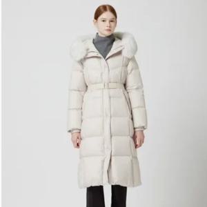 폭스퍼 벨티드 롱 구스 다운 C254PSG192