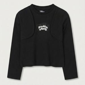 [NBA KIDS]BKN 여아 레이어드 티셔츠K261TS620P19