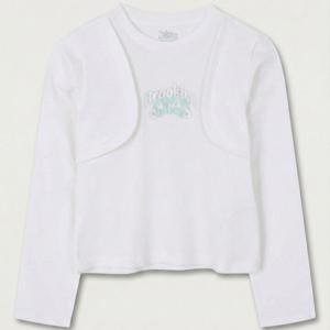 [NBA KIDS]BKN 여아 레이어드 티셔츠K261TS620P02