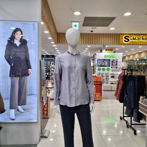 [피에이티]라운드넥 모달 블라우스  1M22502-US