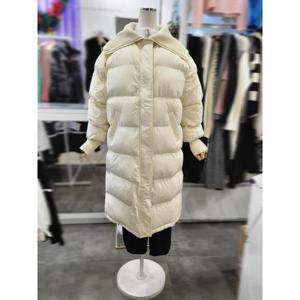 밸리걸 세이브존01 니트 카라 베이직 롱 패딩 점퍼 494870-1