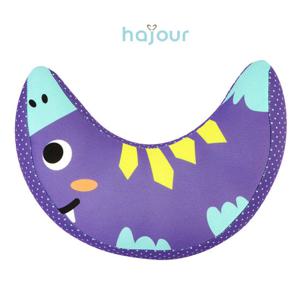 [하쥬르] 반달 목쿠션 - 티라노 /카시트목베개/안전벨트베개