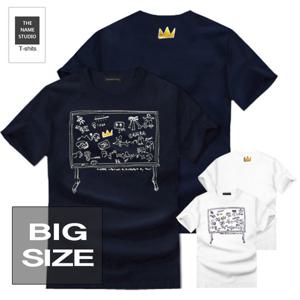 더네임스튜디오 반팔티 칠판 3XL~5XL 빅사이즈 티셔츠