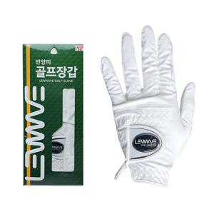 런웨이브 반양피 골프장갑 여성 양손 손등 연습 필드