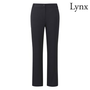 [링스] 여성 허리 배색 테이프 부츠컷 팬츠 L21C2PT356_BK