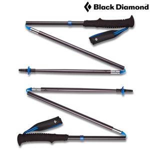 블랙다이아몬드 디스턴스 Z폴 3단 등산지팡이 접이식 초경량 트레킹 스틱 폴