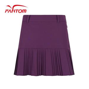 [팬텀] 여성 밑단 변형 플리츠 큐롯 스커트
