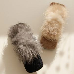 제이로렌 밍크 벨벳 반묶음 한머리 자동헤어핀 H01096