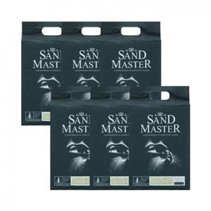 [6개세트] 샌드마스터 두부모래 녹차 2.8kg 고양이 모래