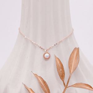 오팔하우스 14k 합성오팔 체인 목걸이 OPPN0133