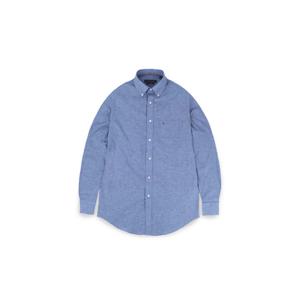 [타미힐피거][타미힐피거] 남성 클래식핏 린넨 코튼 셔츠 블루 (