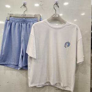 애플핑크 HC07 곰반팔티+반바지 파자마세트 APUWS304GSW