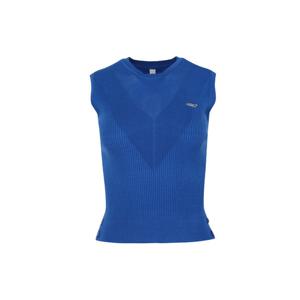 골피아 여성 하단 버튼포인트 니트 여름 골프조끼 AVS44R6040