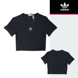 아디다스 우먼스 오리지널 에센셜 립 크롭티(IY9664)