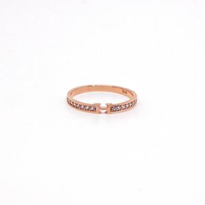 오팔하우스 14k H이니셜 큐빅 반지 OPDSR582