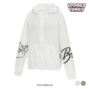 [스팍스] 여성 벅스버니 반수 바람막이 후드 집업 점퍼 SO1LJB016