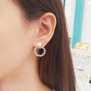 볼라레 세이브존01 눈꽃진주 투웨이귀걸이 SPE389