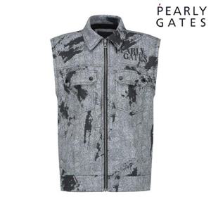 파리게이츠 (521D3JV201GY) 여성 패턴 포인트 집업 베스트