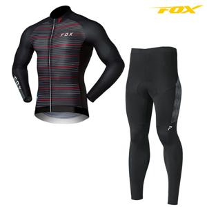 폭스 P102BK+P106BK 라이딩 자전거복 자전거옷 의류 복장