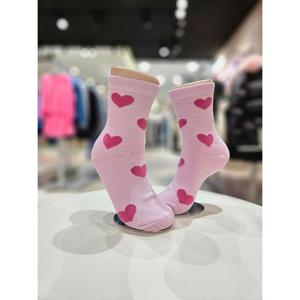 [휠라 키즈]MARIO하트 패턴 장목 양말 FK3SCF5356F EPK