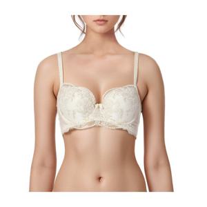 [바바라(언더웨어)]튤자수 부직포 웨딩브라 ABR4436