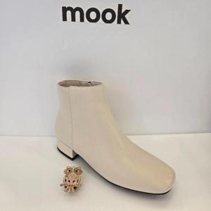 무크 세이브존01 여성 심플 스쿼어  앵클부츠 36-2613AQ