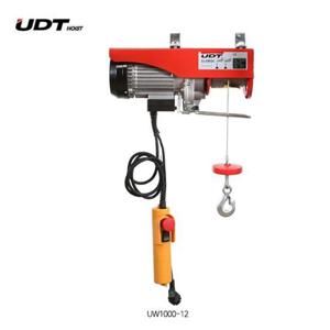UDT 미니 윈치 전동 호이스트 크레인 도르레UW1000-12