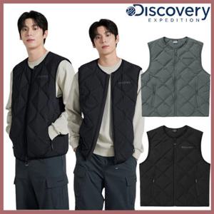 [백화점]디스커버리 24FW 겨울 이월/할인 남성 디하스 튜브구스다운 경량 패딩베스트 DMDV73046-GSAN