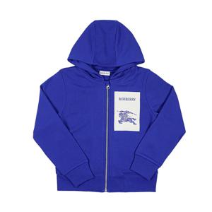 버버리 키즈 EKD 로고 후드 집업 8077993 B7323