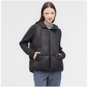 [링스골프][24FW] 여성 타운 니트소매 구스 다운 점퍼  L21D3JP1