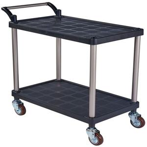 서빙카 플라스틱 2단 대 회색(소폭)바퀴