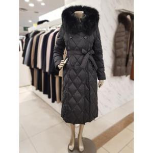 미니멈 세이브존01 폭스퍼 후드 더블버튼 롱패딩 MYDOPM0990