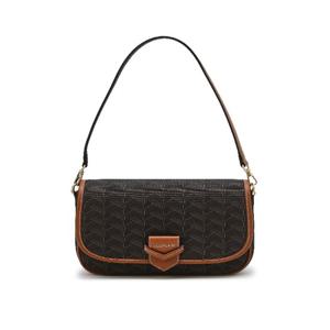 [질스튜어트핸드백]브라운 로젤라칠링 패턴 새들백 JABA5E309 W2