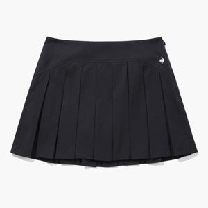 [르꼬끄골프] 여성 솔리드 오비밴드 플리츠 스커트 (GQ122LSK14)