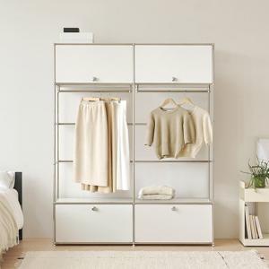 [전국무료배송] 발렌 미드센츄리 시스템AA 모듈 옷장 1520