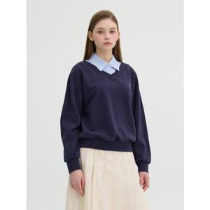 올리브데올리브 (OW5SE256) 셔츠레이어드핏 스트라이프맨투맨셔츠 OLIVE  DES  OLIVE