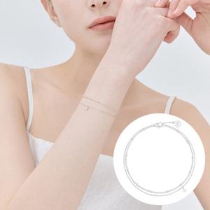 [제이에스티나] LALA J 2줄 팔찌 (JJLJBQ1BF327SW7S0)