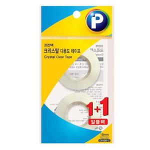 크리스탈 다용도 테이프 리필2EA CR1830 2 18mm x 30m 리필