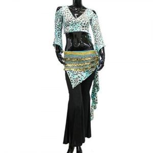 패션] BDSET10143 A호피펄 셋트복 댄스티 벨세트 라틴 밸리 셔