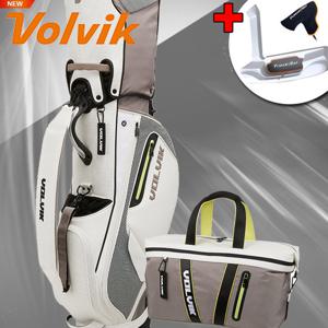 [볼빅]25년 VOLVIK 퍼포먼스 스포티 스탠드백 골프백세트[베이지]