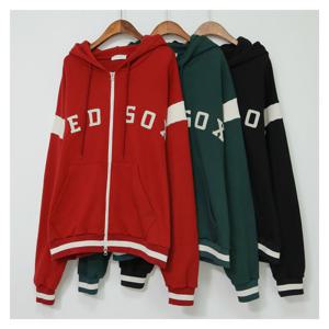 [리빌모아]남녀공용 레드삭스 예쁜 후드 집업 점퍼 FL2-JUA-Q019