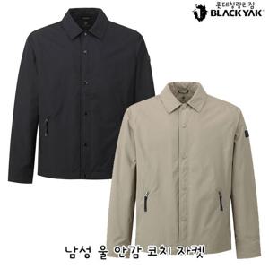 블랙야크 남성 셔츠형방풍자켓 남성 울 안감 코치 자켓 1BYJKSU017