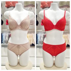 [비비안] 꾸뛰르 수입 자가드레이스 브라햄팬티세트 BR970ABP970A